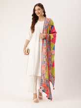 Sangam - Prints Multi color Art Silk Printed Traditional Tassel Dupatta